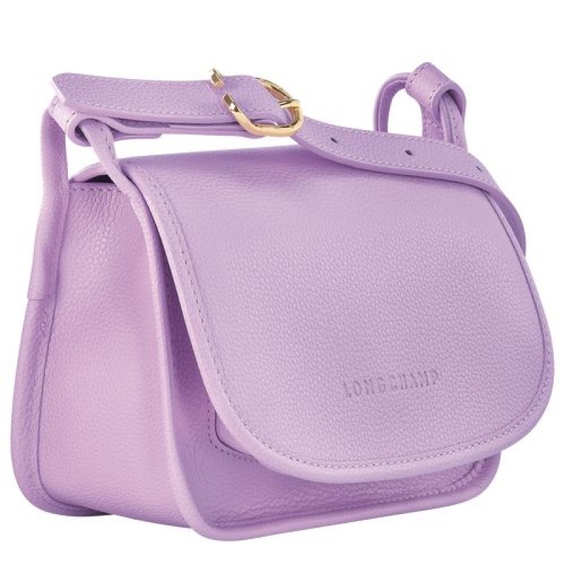 Longchamp Le Foulonne Crossbody bag S Lilac | QHUDNPC-75
