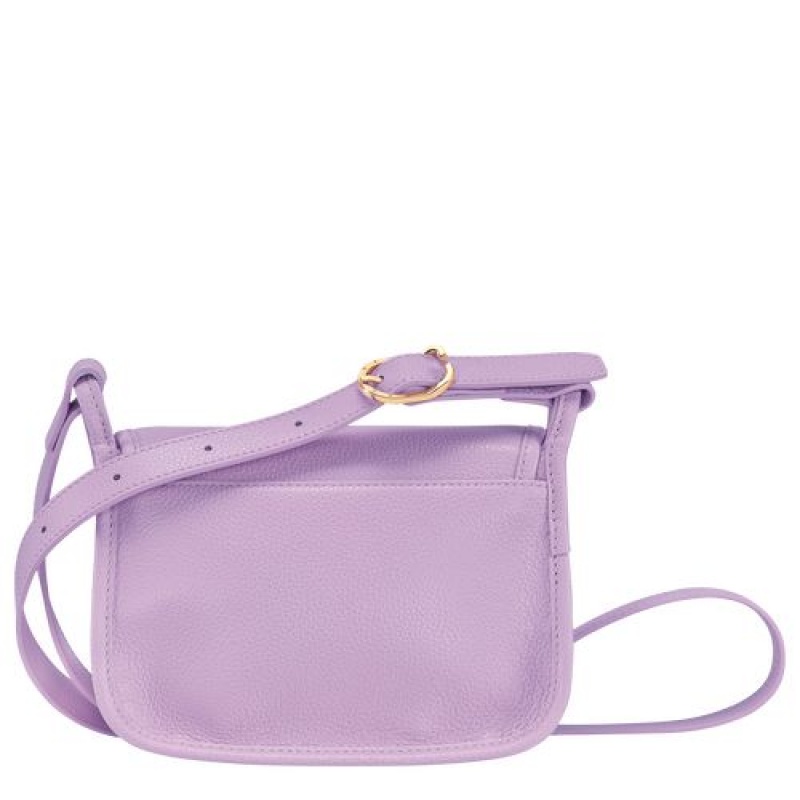 Longchamp Le Foulonne Crossbody bag S Lilac | QHUDNPC-75