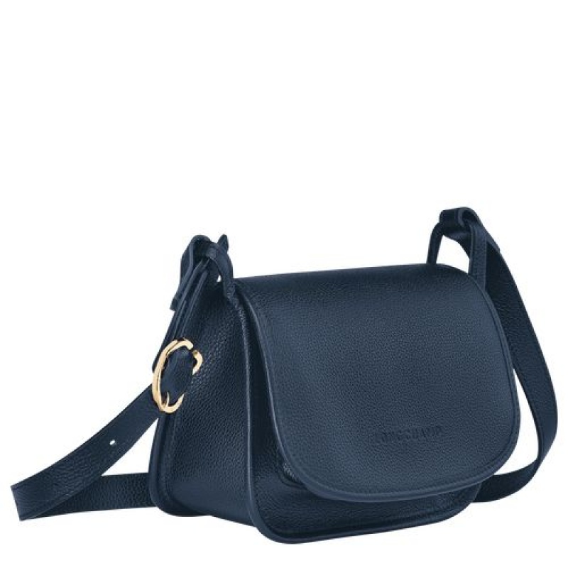 Longchamp Le Foulonne Crossbody bag S Navy | CXRPTAS-04