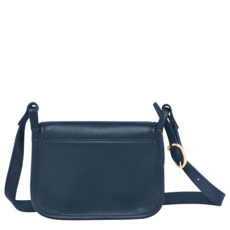 Longchamp Le Foulonne Crossbody bag S Navy | CXRPTAS-04