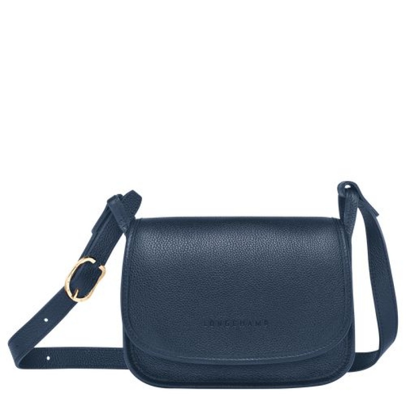 Longchamp Le Foulonne Crossbody bag S Navy | CXRPTAS-04