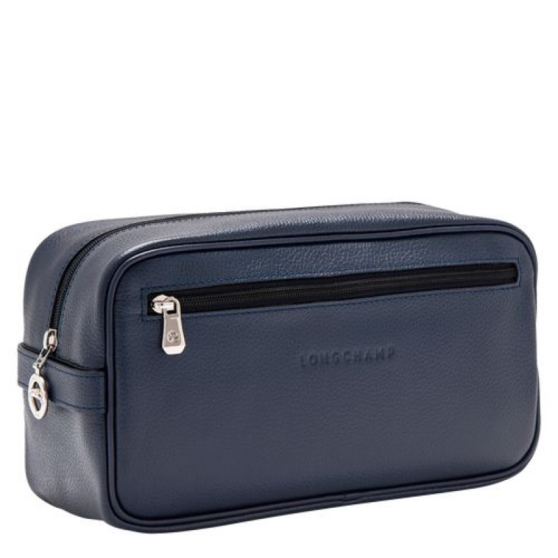 Longchamp Le Foulonne Toiletry case Navy | BSLOWKD-90