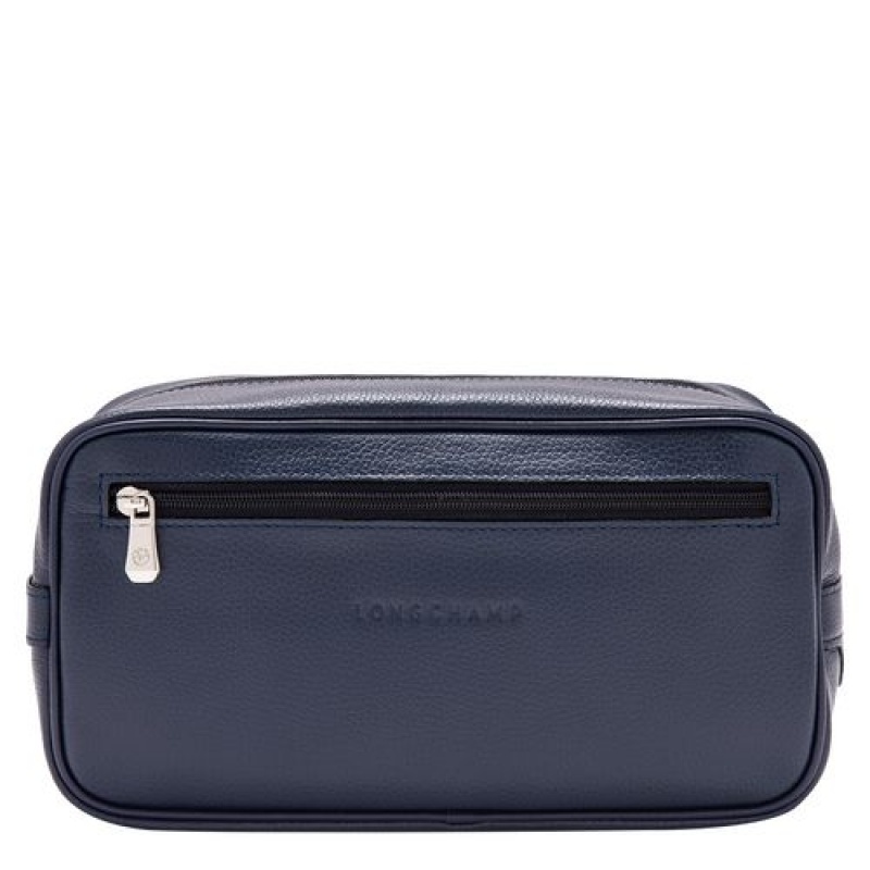 Longchamp Le Foulonne Toiletry case Navy | BSLOWKD-90