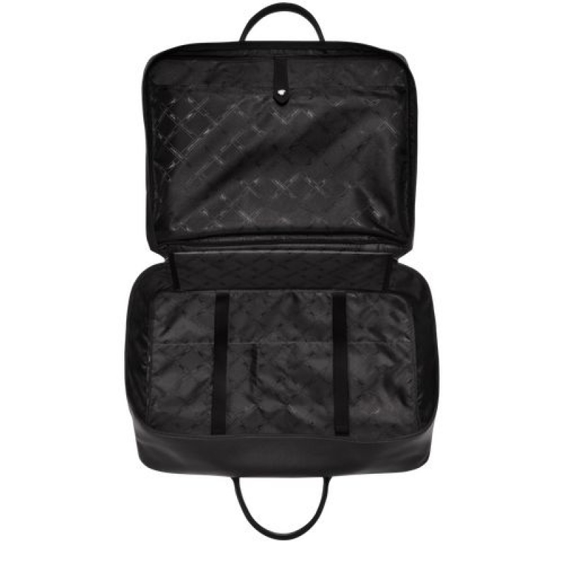Longchamp Le Foulonne Travel bag Black | ZHJDBFA-14
