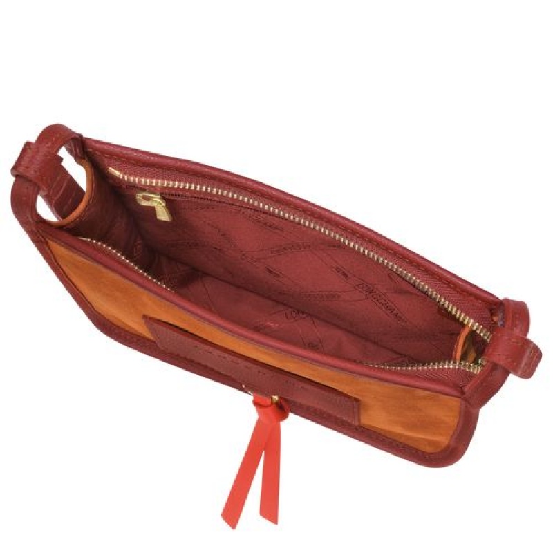 Longchamp Le Foulonne Zipped crossbody bag S Saffron | DBPVUGX-05
