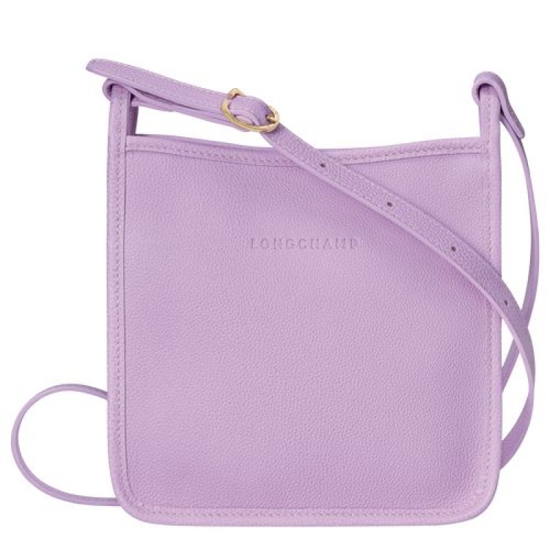 Longchamp Le Foulonne Zipped crossbody bag S Lilac | AMIRPCN-51