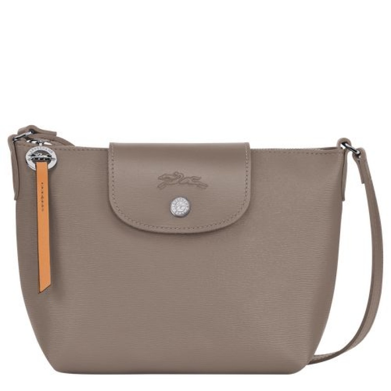 Longchamp Le Pliage City Crossbody bag Taupe | GLNZOTW-41