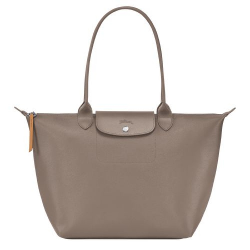 Longchamp Le Pliage City Shopping bag L Taupe | HFXDLSA-07