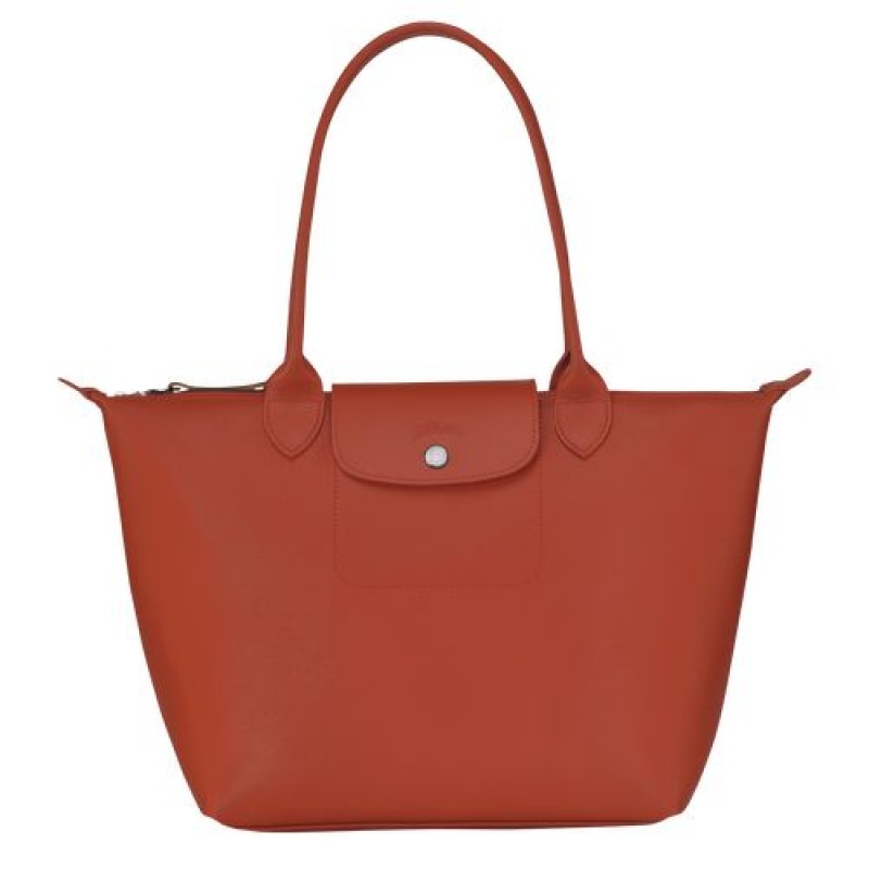 Longchamp Le Pliage City Shopping bag S Terracotta | BFKJNVI-72