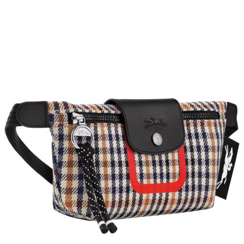 Longchamp Le Pliage Collection Crossbody bag Navy/Cognac | MXSJFIL-37