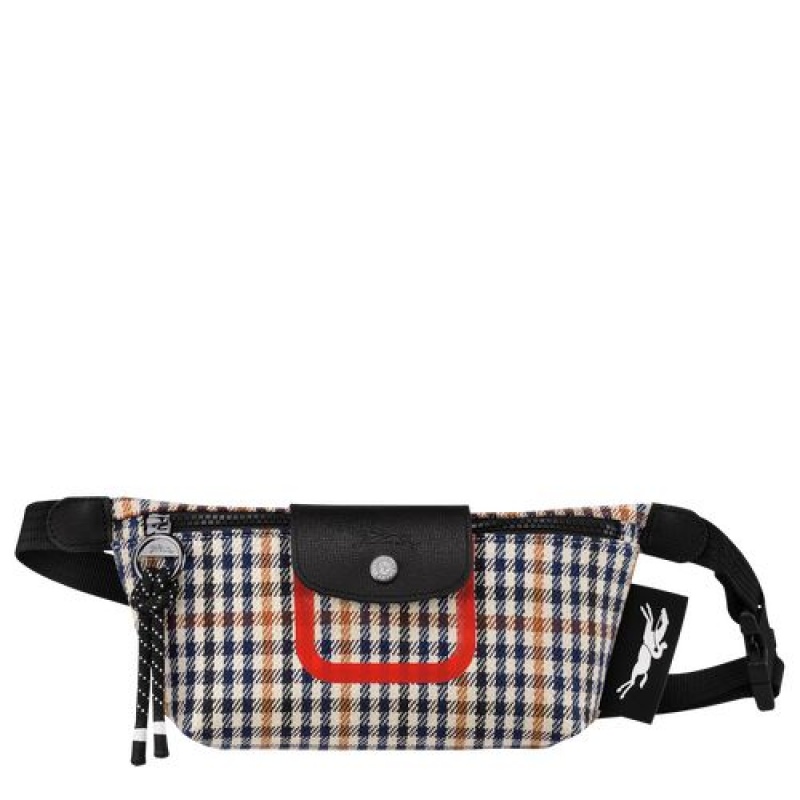 Longchamp Le Pliage Collection Crossbody bag Navy/Cognac | MXSJFIL-37