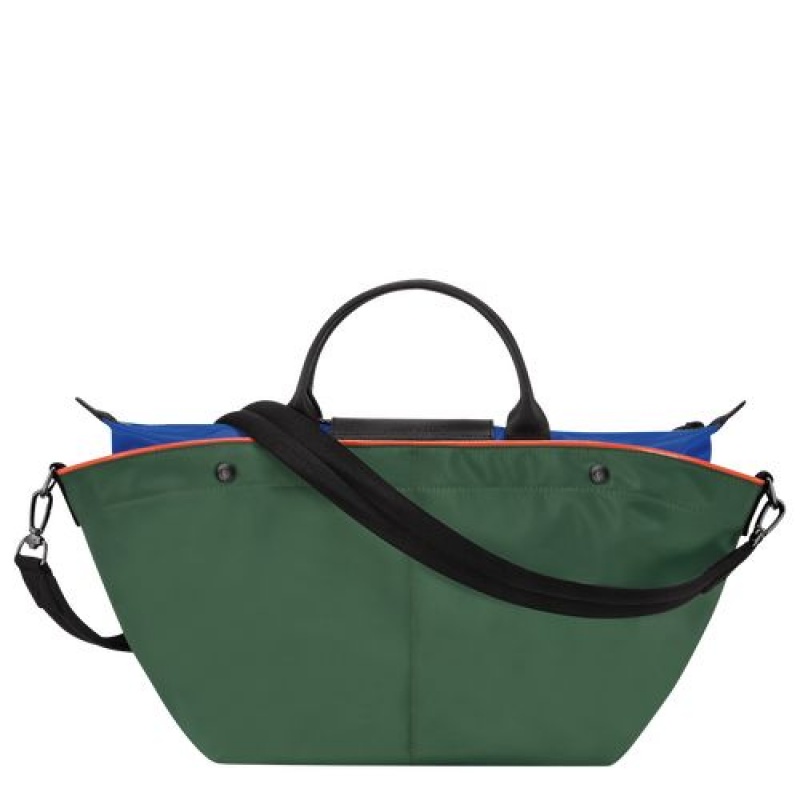 Longchamp Le Pliage Collection Top handle bag M Longchamp Green | MZDCUGS-79