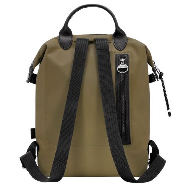 Longchamp Le Pliage Energy Backpack Khaki | LTFBDVW-05