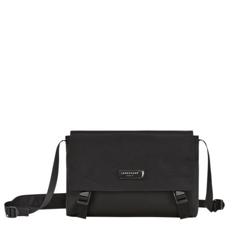 Longchamp Le Pliage Energy Crossbody bag M Black | SHJBCGT-20