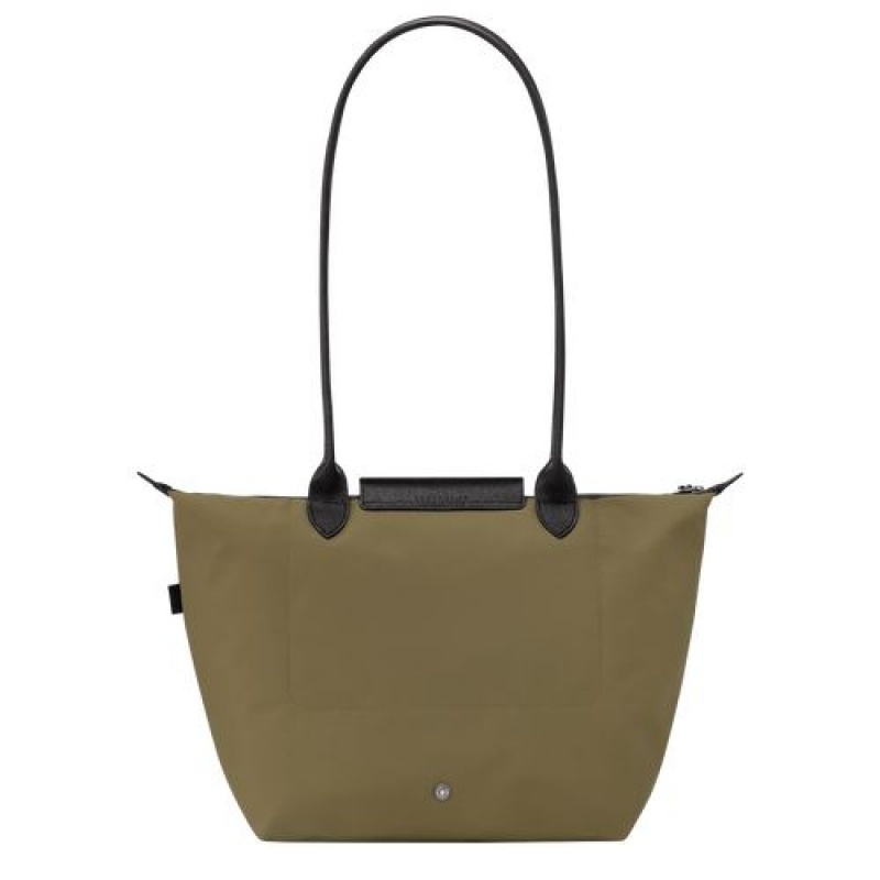 Longchamp Le Pliage Energy Long handles crossbody bag Khaki | BKQXMRP-03