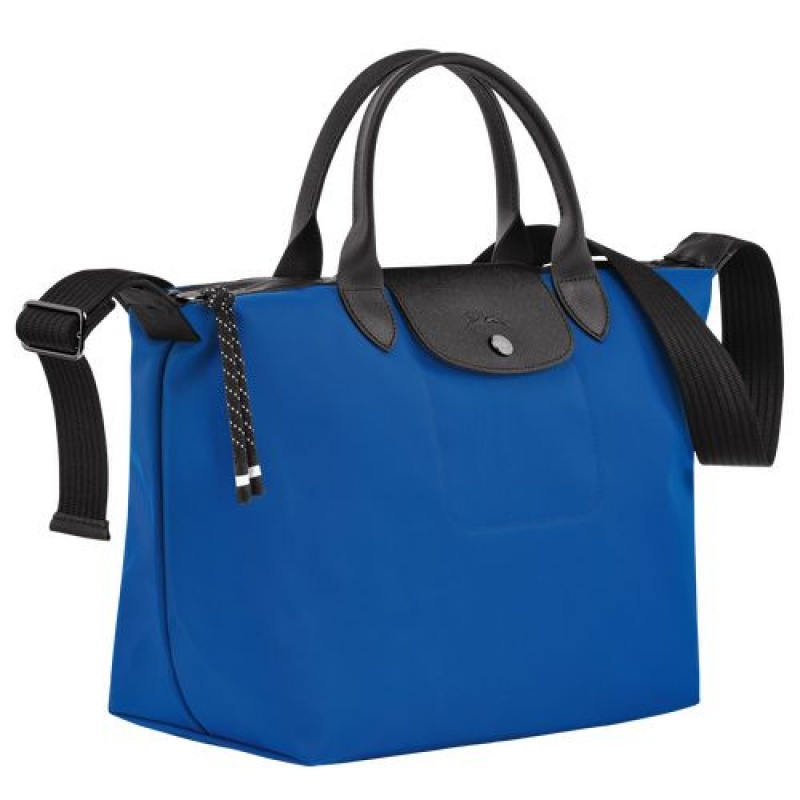 Longchamp Le Pliage Energy Top handle bag M Cobalt | CDEOIXJ-14