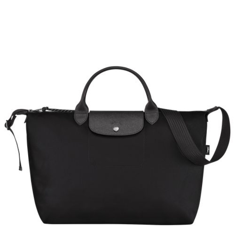 Longchamp Le Pliage Energy Top handle bag L Black | JTACDFI-96