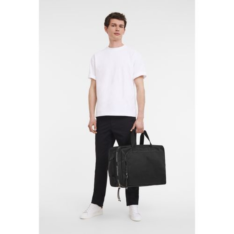 Longchamp Le Pliage Energy Travel bag Black | QFOHBIJ-70