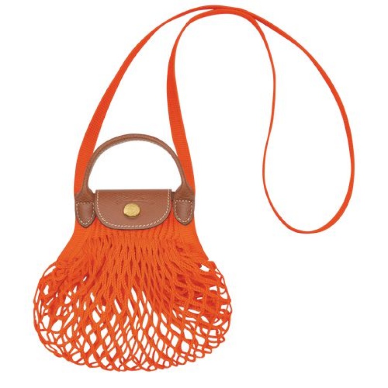 Longchamp Le Pliage Filet Crossbody bag XS Orange | ANUMSTJ-96
