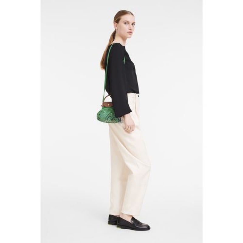 Longchamp Le Pliage Filet Crossbody bag XS Green | JIASOQN-78