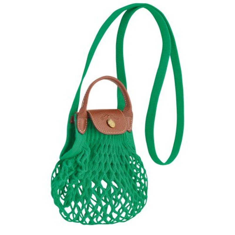 Longchamp Le Pliage Filet Crossbody bag XS Green | JIASOQN-78