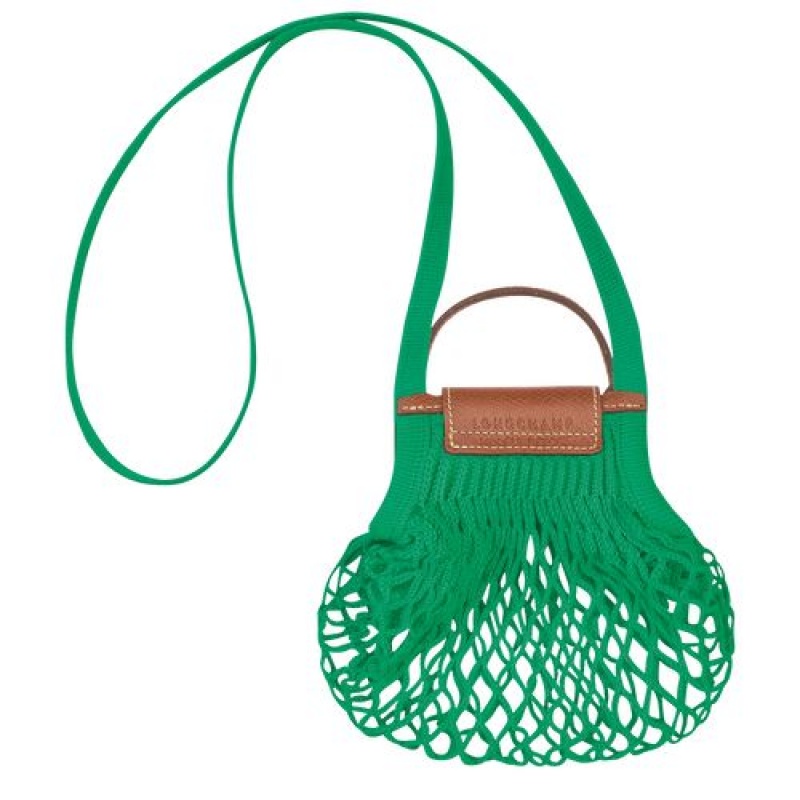 Longchamp Le Pliage Filet Crossbody bag XS Green | JIASOQN-78