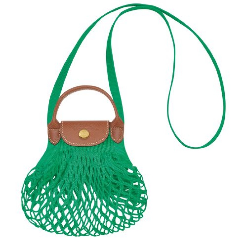 Longchamp Le Pliage Filet Crossbody bag XS Green | JIASOQN-78