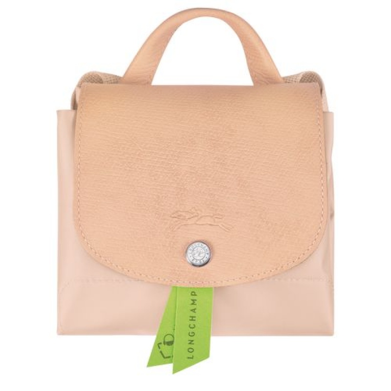 Longchamp Le Pliage Green Backpack Flowers | BUKOFRH-94