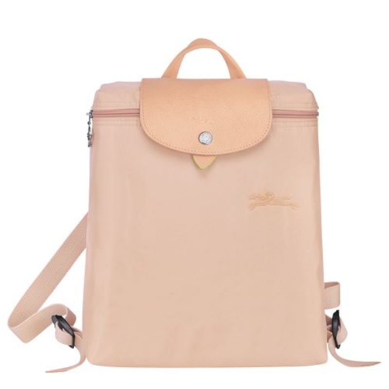 Longchamp Le Pliage Green Backpack Flowers | BUKOFRH-94