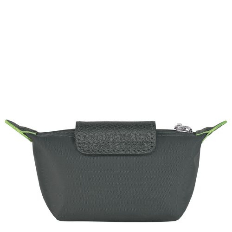 Longchamp Le Pliage Green Coin purse Graphite | GICEWLP-78
