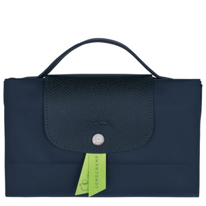 Longchamp Le Pliage Green Document folder Navy | DUMGBOH-49