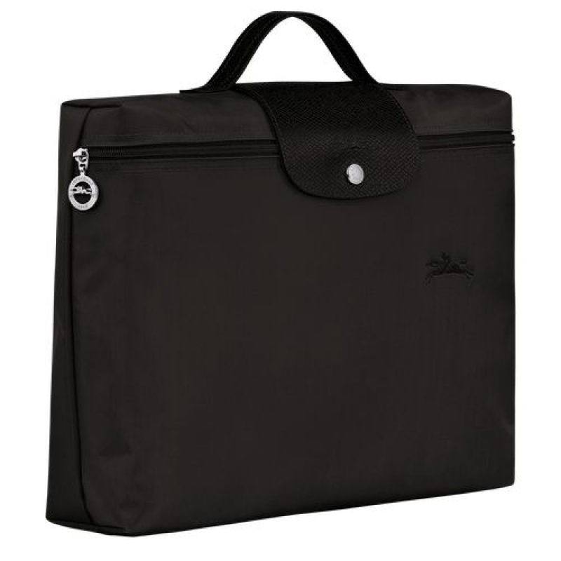 Longchamp Le Pliage Green Document folder Black | HCJZBGS-85