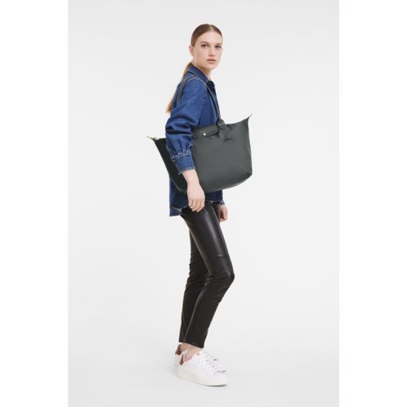 Longchamp Le Pliage Green Shoulder bag L Graphite | COJSYTE-10