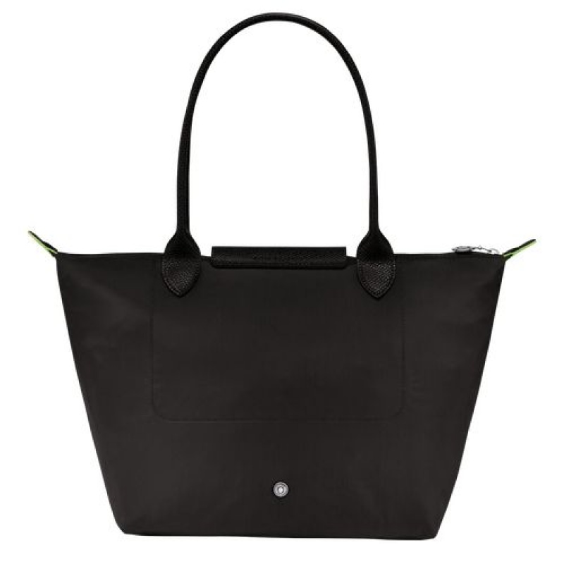 Longchamp Le Pliage Green Shoulder bag S Black | CVZDLIA-59