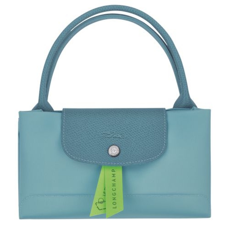 Longchamp Le Pliage Green Top handle bag M Thunderstorm | APNOFVT-54