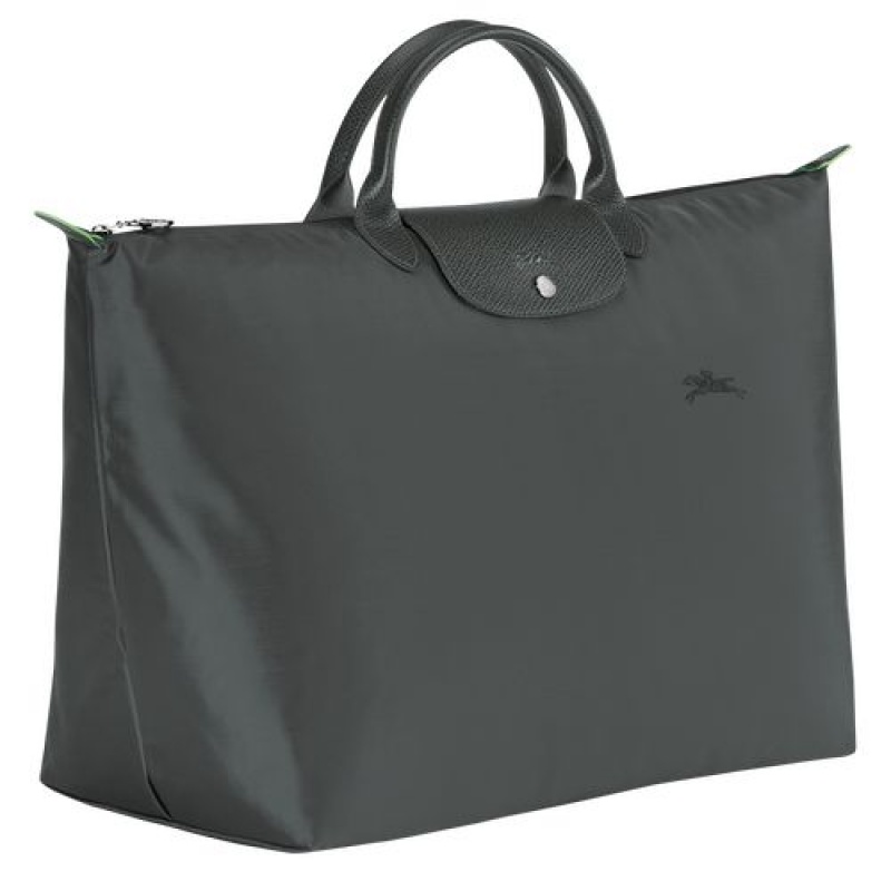 Longchamp Le Pliage Green Travel bag L Graphite | GJCEDHT-79