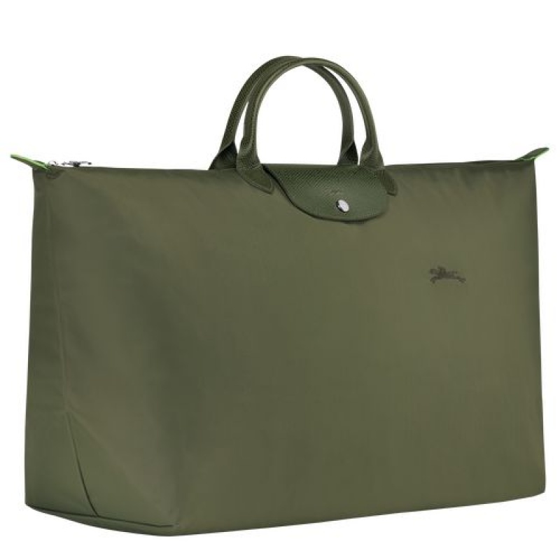 Longchamp Le Pliage Green Travel bag XL Forest | AMVNJWU-57