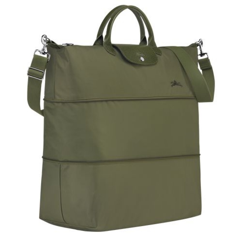 Longchamp Le Pliage Green Travel bag expandable Forest | DOJPITG-37