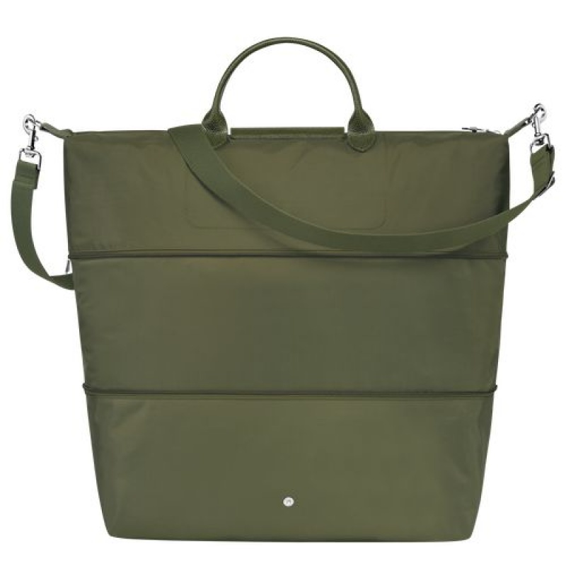 Longchamp Le Pliage Green Travel bag expandable Forest | DOJPITG-37