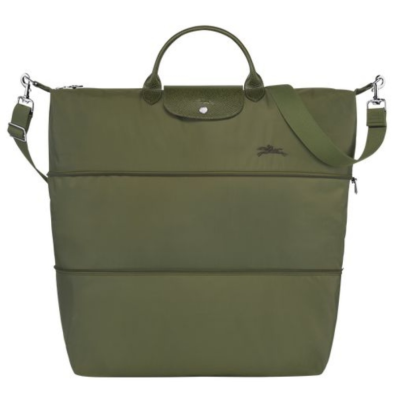 Longchamp Le Pliage Green Travel bag expandable Forest | DOJPITG-37