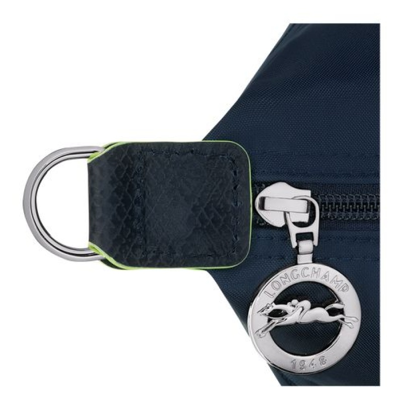 Longchamp Le Pliage Green Travel bag expandable Navy | DVHYRUM-12