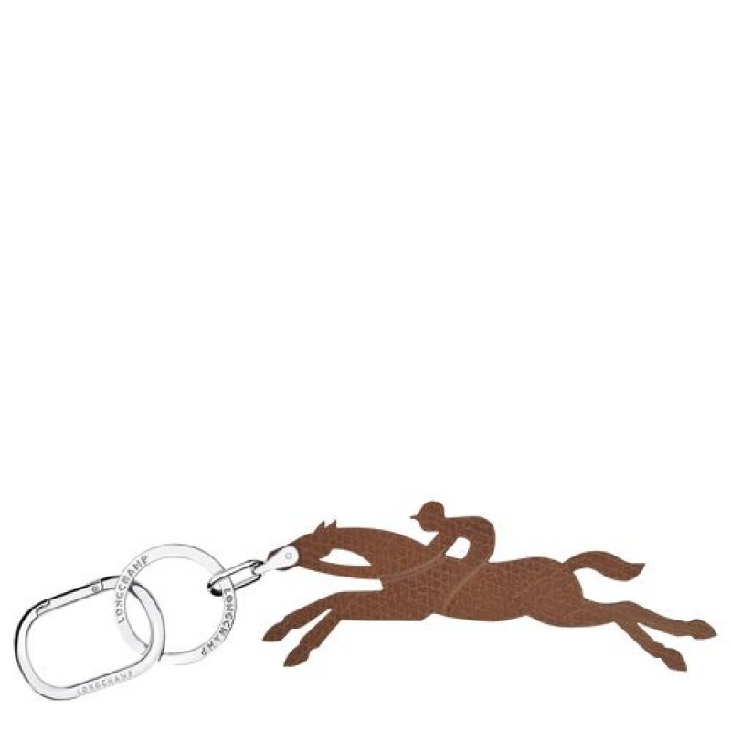Longchamp Le Pliage Key-rings Brown | UYLFWAH-65