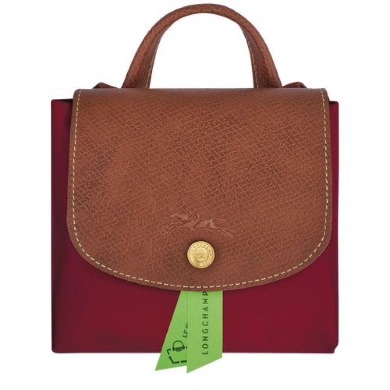Longchamp Le Pliage Original Backpack Red | CZVDRJO-95