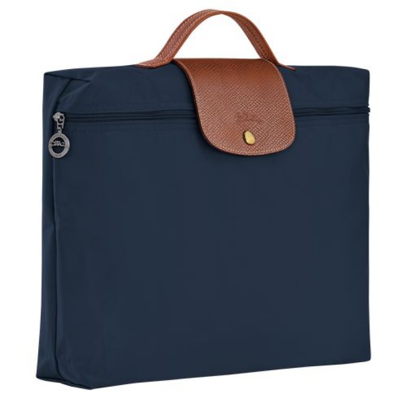 Longchamp Le Pliage Original Briefcase S Navy | HJMIAWL-04