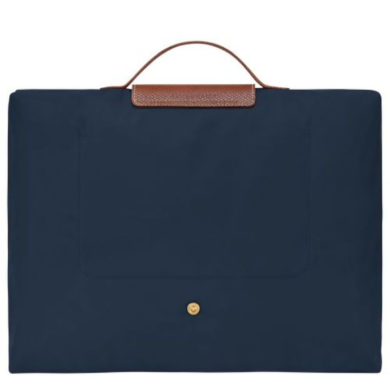 Longchamp Le Pliage Original Briefcase S Navy | HJMIAWL-04
