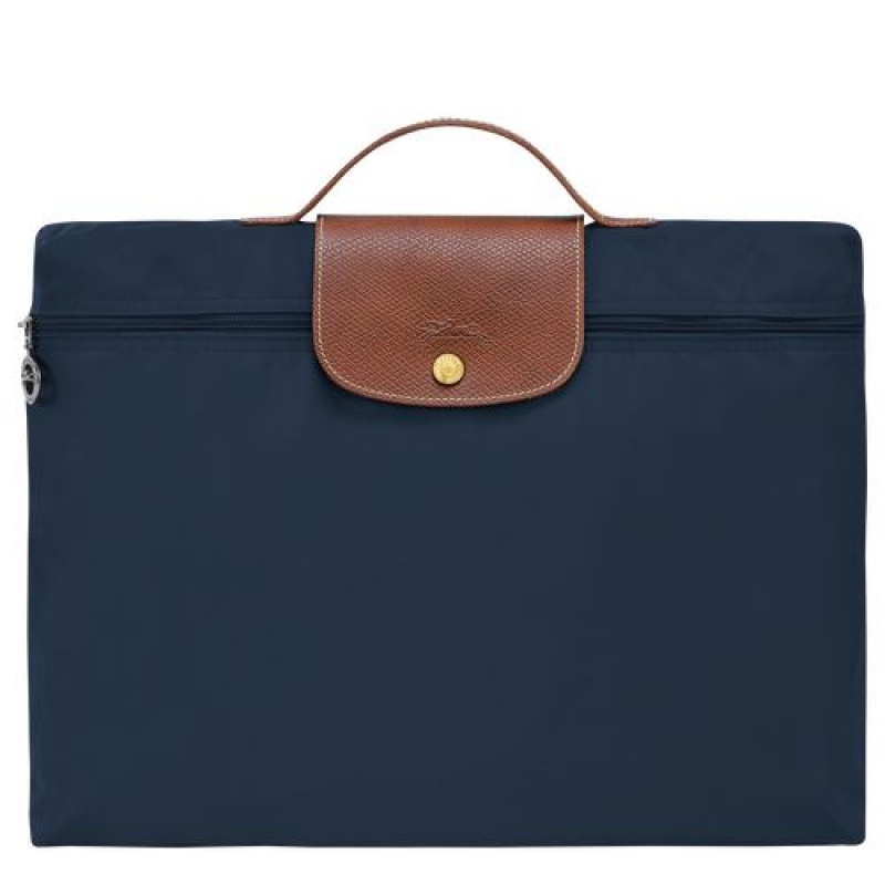 Longchamp Le Pliage Original Briefcase S Navy | HJMIAWL-04