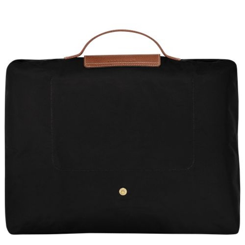 Longchamp Le Pliage Original Briefcase S Black | NDTQURL-38