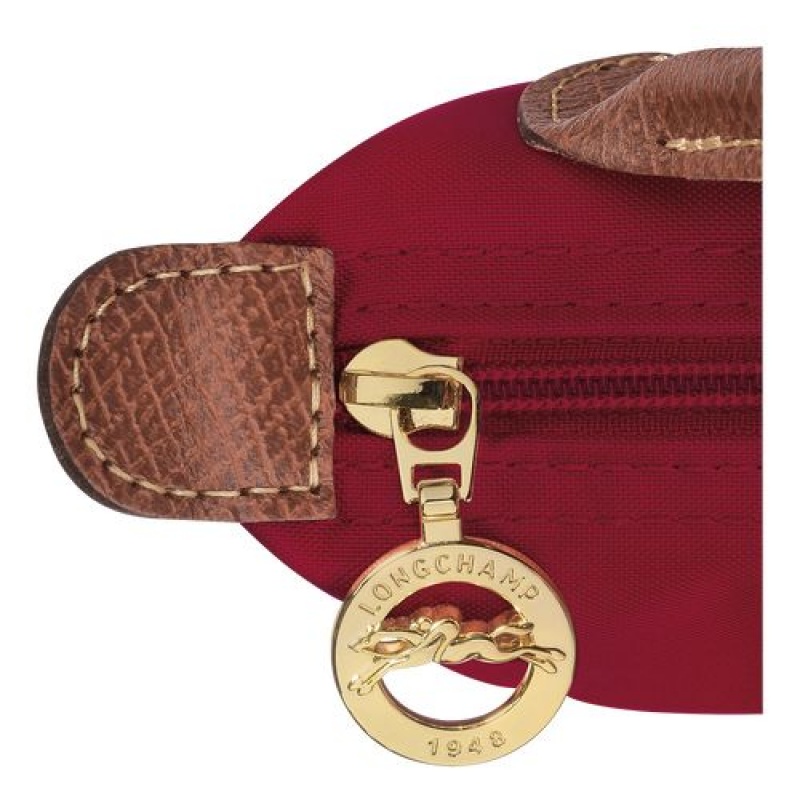 Longchamp Le Pliage Original Pouch with handle Red | FQEDGIL-04