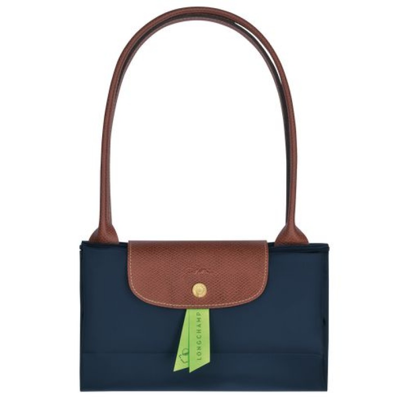 Longchamp Le Pliage Original Shoulder bag L Navy | KAMJSUT-57