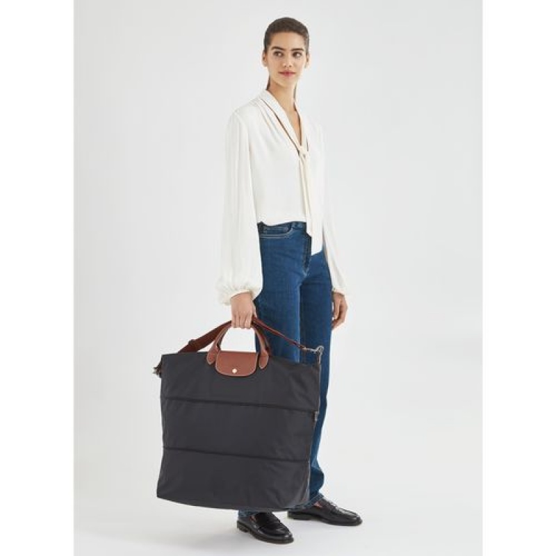 Longchamp Le Pliage Original Travel bag expandable Black | AGMSTIZ-71